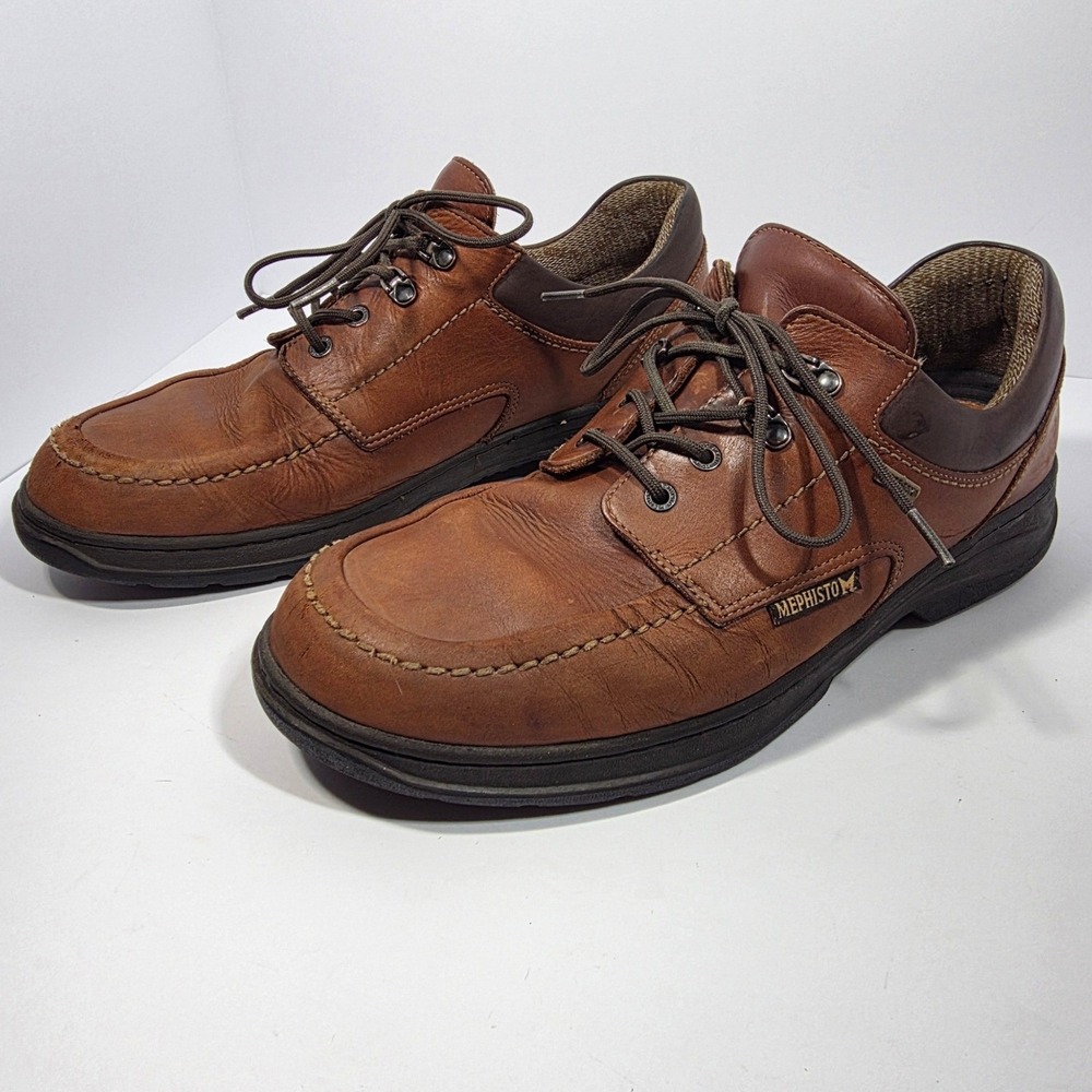 Mephisto Walking Shoes Gore-Tex Leather 11.5 Brown Gorpcore